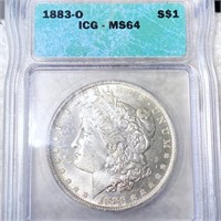 1883-O Morgan Silver Dollar ICG - MS64