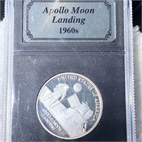 Apollo Moon Landing Silver Commemorative GEM PROOF