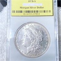 1878-S Morgan Silver Dollar WCG - UNCIRCULATED