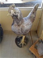 Large 36" Tall Vintage Aluminium Chicken