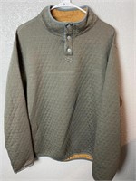 Diamond Quilted Pullover Sweatshirt