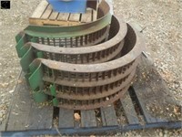 Set of concaves wide wire for JD 9770 combine