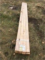 Bundle of (17) 2”x4” x12’ lumber