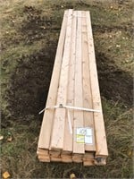 Bundle of (31) 2”x4”x12’ lumber
