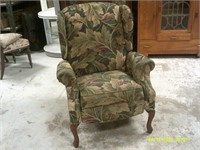 Upholstered Wing Back Chair