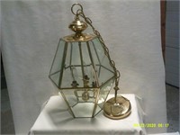 Hanging Brass 3 Light Lamp
