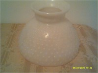 Milk Glass Lamp Shade - 8" Dia