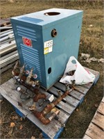 Working Natural Gas Boiler, was in working