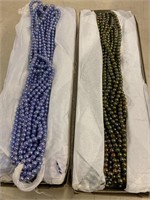 6 mm round plastic pearls. Two boxes with 72