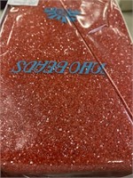 Toho 15/0 hex seed bead. Red lined Crystal. Two