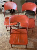 Orange Folding Chairs