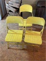 Yellow Folding Chairs