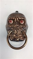 Googly Eye Skull Halloween Door Knocker.