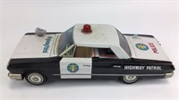 1978 Battery Operated Tin Highway Patrol Car