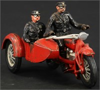 HUBLEY INDIAN MOTORCYCLE W/ SIDECAR