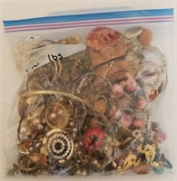 4 Pounds Of Very Nice Estate Costume Jewelry