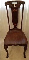 Vintage Solid Wood Oriental Dining Chair