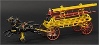 SMALL WILKINS HOOK AND LADDER WAGON
