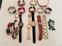 Large Lot Of Designor Style Watches