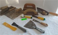 Cement Trowels, scrapers, trowels and more