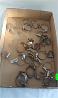 Assorted hose clamps