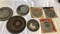 Saw blades. Assorted sizes
