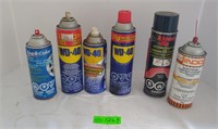 Wheel coating, WD-40 (3 cans), choke cleaner, and