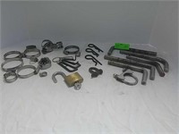 Cotter pins and ring clamps