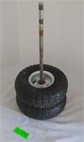 Wagon Axel with 2 tires- 4.10/3.50-4