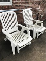 POLY RESIN PATIO CHAIRS