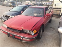 1990 Red Acura Legend