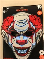 New Light Up Mask Clown