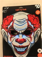 New Light Up Mask Clown