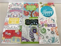 6 New Advanced Colouring Books