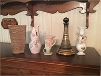 Vintage vases, Hull, Shawnee, etc