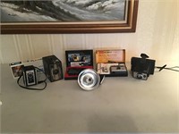Lot of vintage cameras
