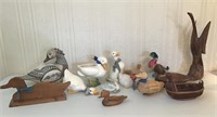 Ducks, geese, other birds