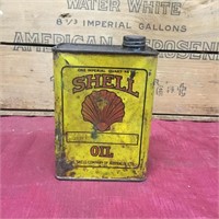 Early Shell Imperial Quart Oil Tin