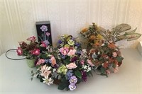 Lot of fake flowers