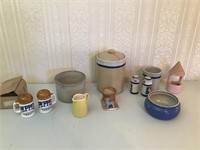 Stoneware and other items