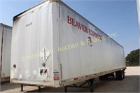 1992 OSHKOSH SEMI BOX TRAILER, ROLLUP DOOR