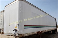 1984 LUFKIN SEMI BOX TRAILER, DOUBLE DOOR