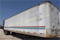 FRUEHAUF SEMI BOX TRAILER, DOUBLE DOOR