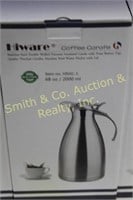 4 - HIWARE STAINLESS COFFEE CARAFES