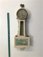 Vintage New Haven Banjo clock