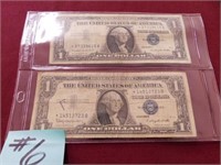 1957A-57B Ser. $1 Silver Certificates w/Stars