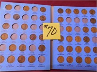 (66) Lincoln Cents in Partial 1909 to 1940