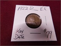 1922D Lincoln Cent - E.F. - Key Date