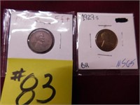 1920s, E.F.+, 1929s MS65 Lincoln Cents