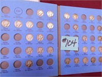 (54) Mercury Dimes in Partial 1916 to 1945 Book